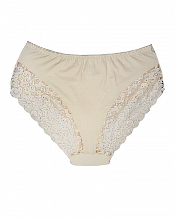 Женские кружевные трусы слипы (большие размеры) ALINA 