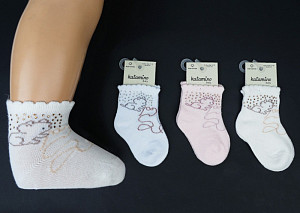 Носки со стразами для девочки KATAMINO