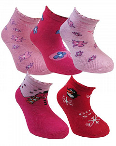 Махровые носки для девочки  KBS