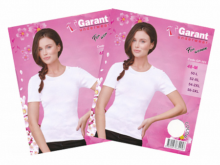 Футболка женская  белая  GARANT