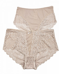 Женские трусы слипы с кружевом  ALINA 
