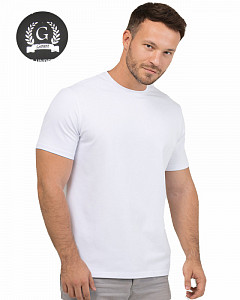 Белая мужская футболка GARANT