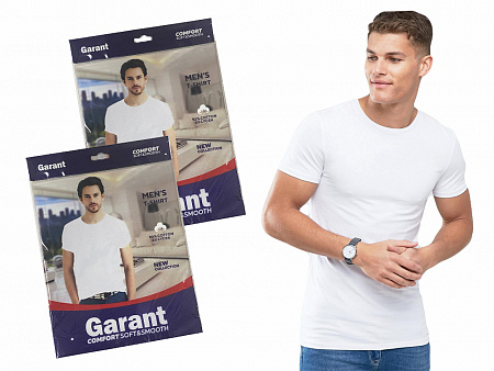 Футболка мужская белая GARANT