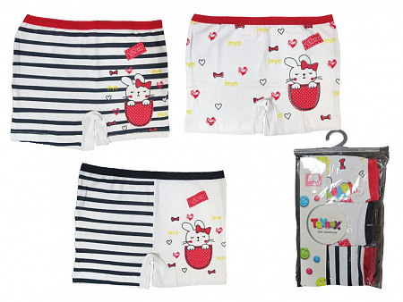 Трусы-шорты для девочки  TOYBOX